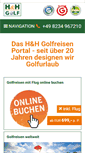 Mobile Screenshot of hhgolf.de
